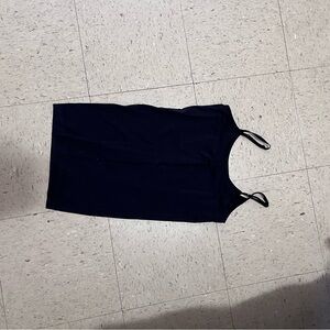 Time and Tru Black Fitted Camisole Sleeveless Top